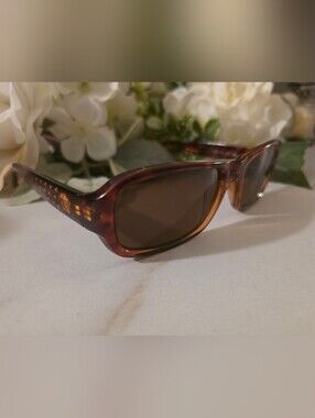 Versace Brown Tortoiseshell Sunglasses with Brown Lenses